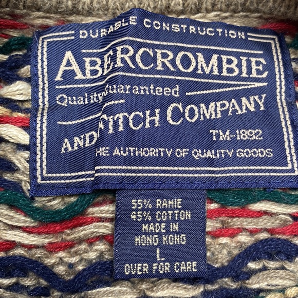 Abercrombie & Fitch vintage fairisle knit sweater - Picture 4 of 5